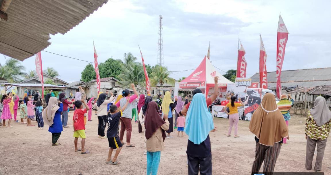 Honda TDM Payung Roadshow Satu Hari Bersama Warga Bedengung