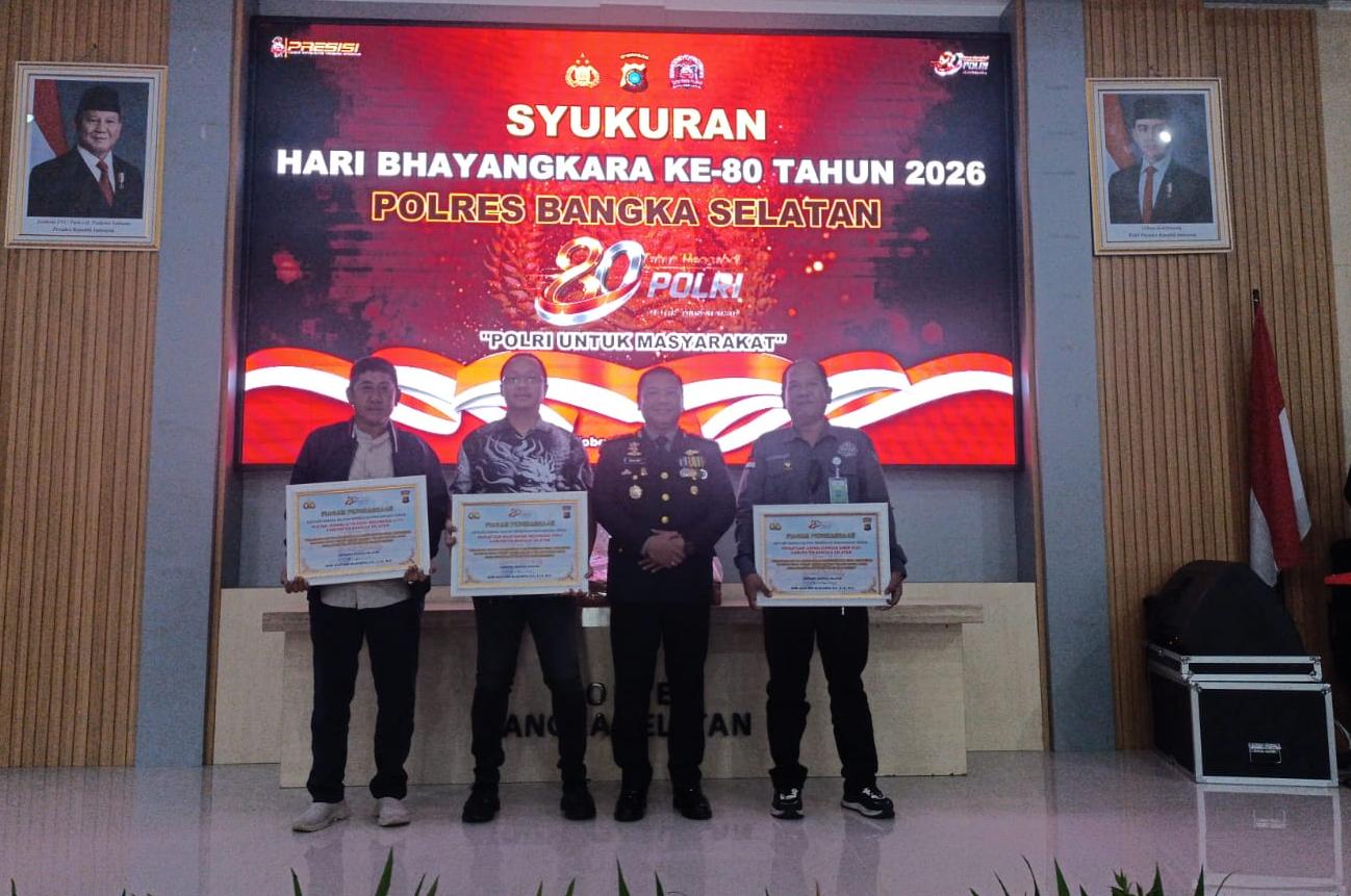 PWI Basel Terima Penghargaan dari Kapolres Nopranda Putra : Sinergitas Harmonis Selalu Terjalin 