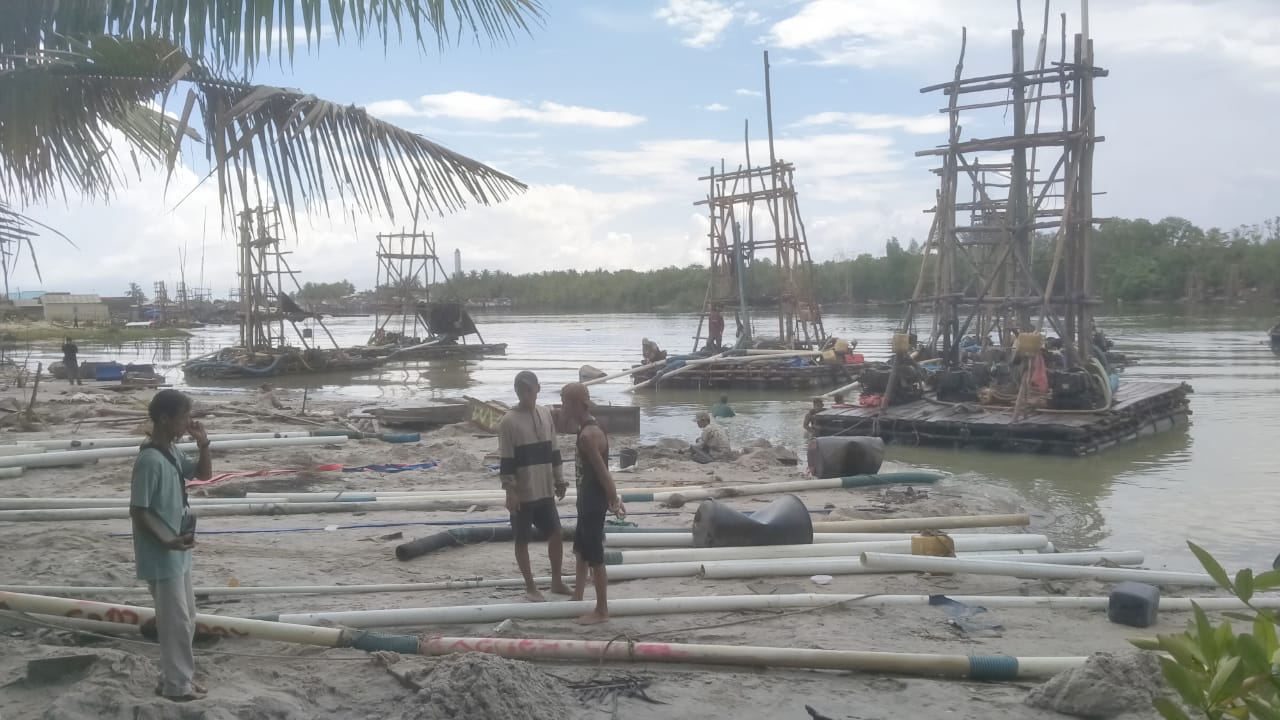 Tambang Kolong Buntu Diprotes Warga Air Kantung