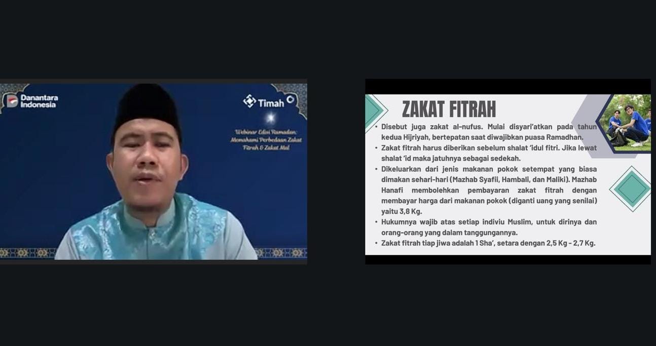 PT Timah Gelar Webinar Zakat, Dorong Semangat Berbagi dan Bantu Sesama di Bulan Ramadan