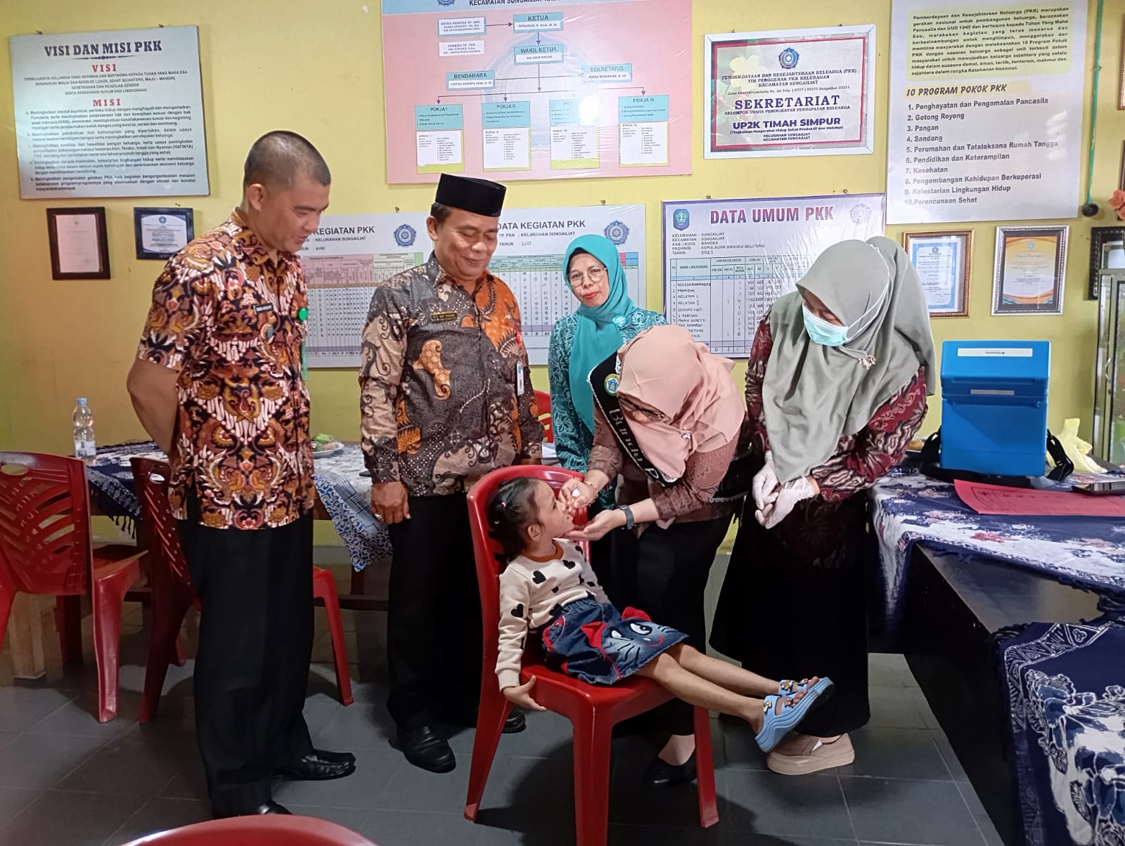 Pemkab Bangka Kejar Target PIN Polio Periode Pertama, Tiga Puskesmas Sudah 95%