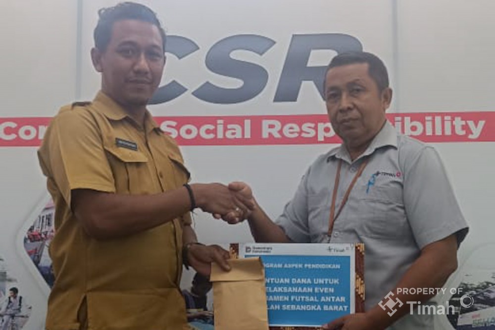 PT TIMAH Tbk Dukung Kejuaraan Futsal Antar Pelajar, Dorong Prestasi Generasi Muda Bangka Barat