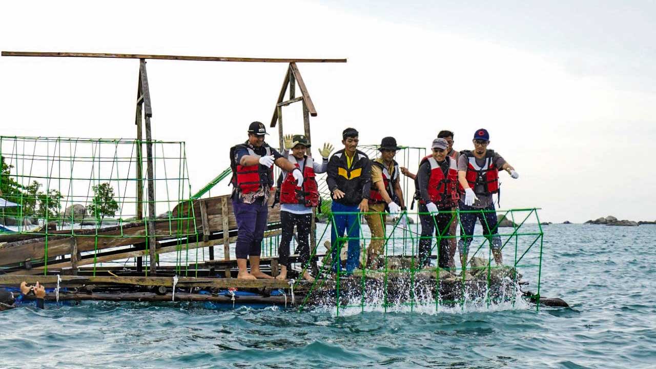 PT TIMAH Tenggelamkan Coral Garden