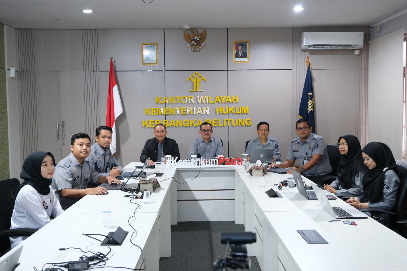 Kanwil Kemenkum Babel Harmonisasikan 11 Raperbup Kabupaten Belitung Timur