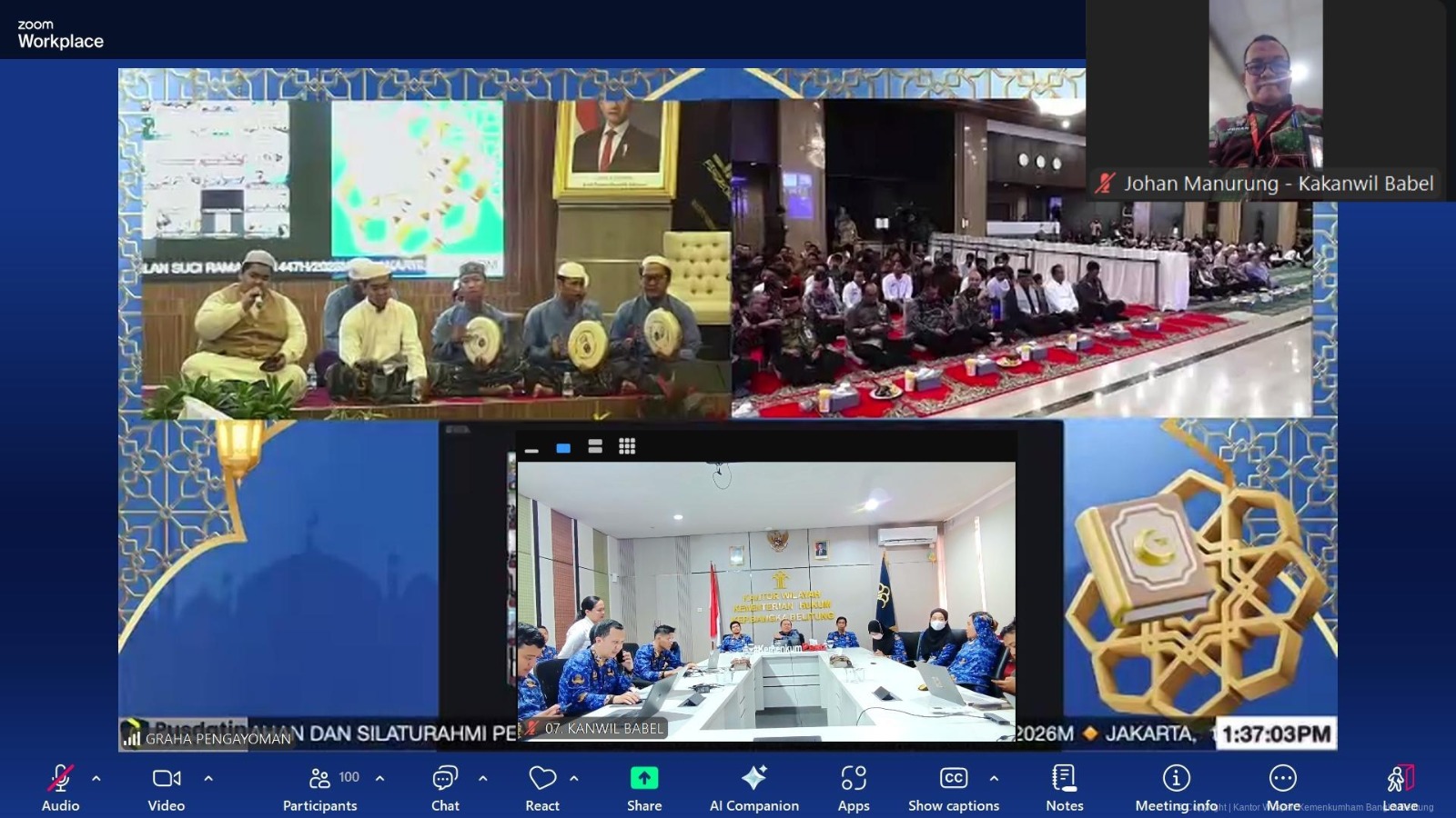 Kementerian Hukum RI Gelar Munggahan dan Silaturahmi Menyambut Ramadhan 1447 H