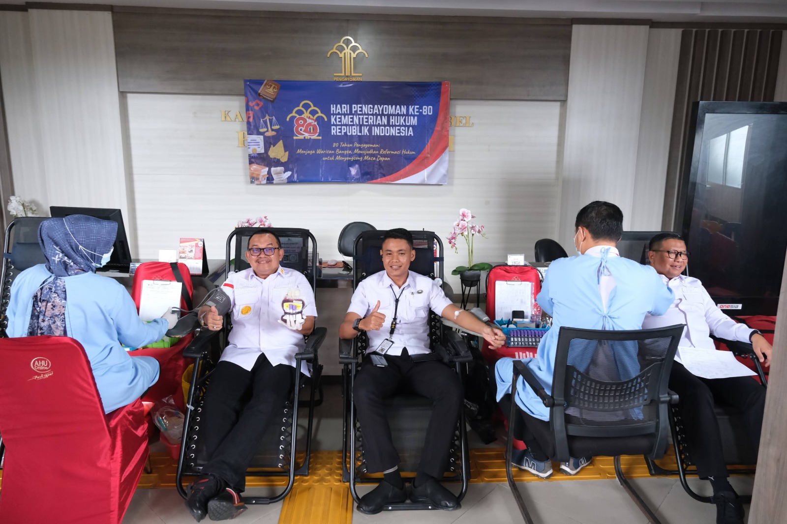 Kanwil Kemenkum Babel kumpulkan 23 Kantong Darah