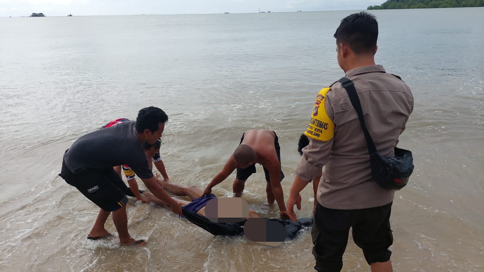 Pemuda Tempilang Ditemukan Tak Bernyawa di Pinggir Pantai