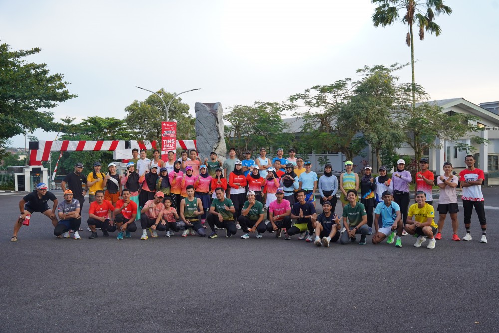 Panaskan Suasana Jelang TINS Half Marathon 2025