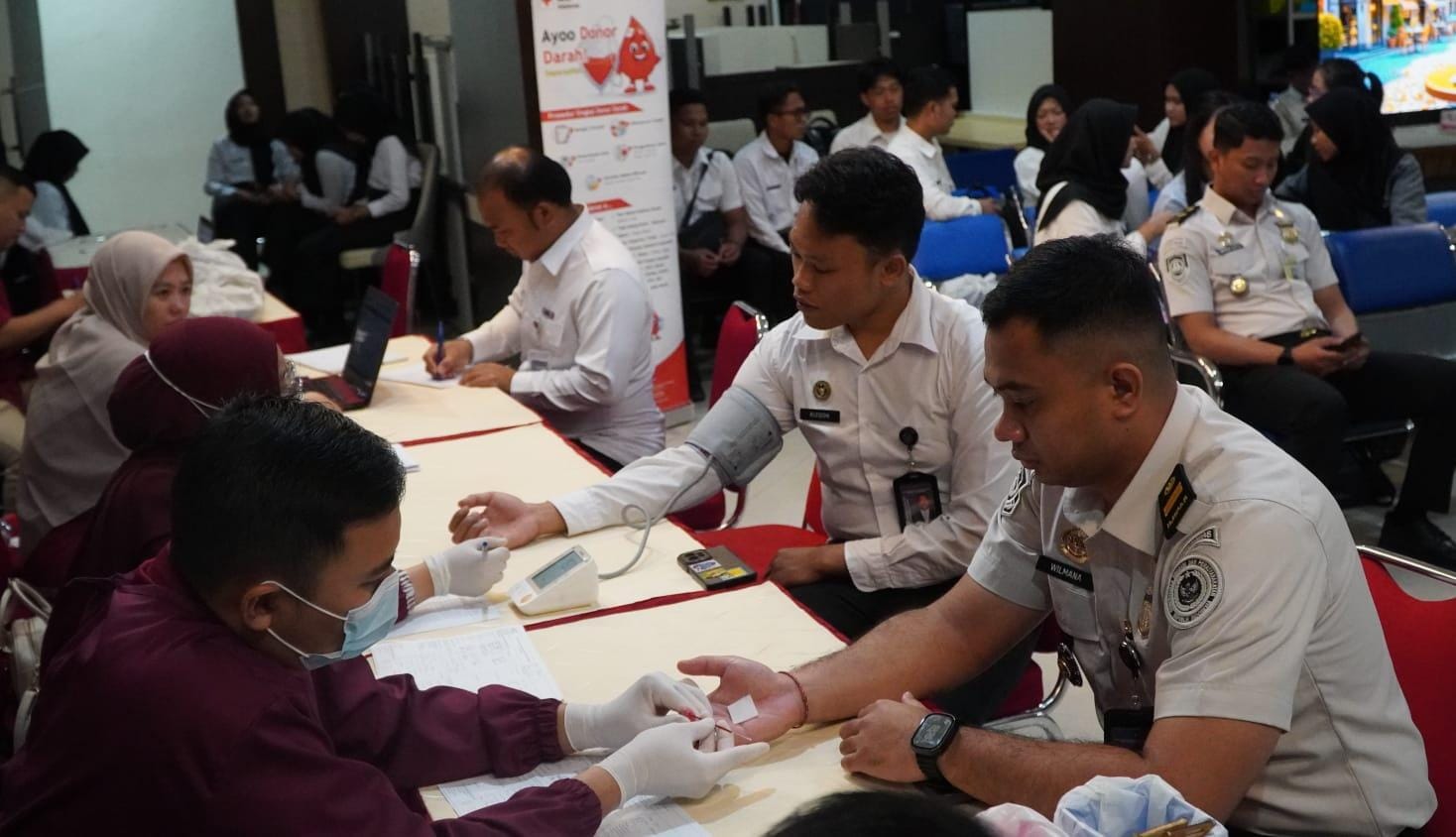 Imigrasi Pangkalpinang Gelar Donor Darah Peringati Hari Bhakti Imigrasi ke-76