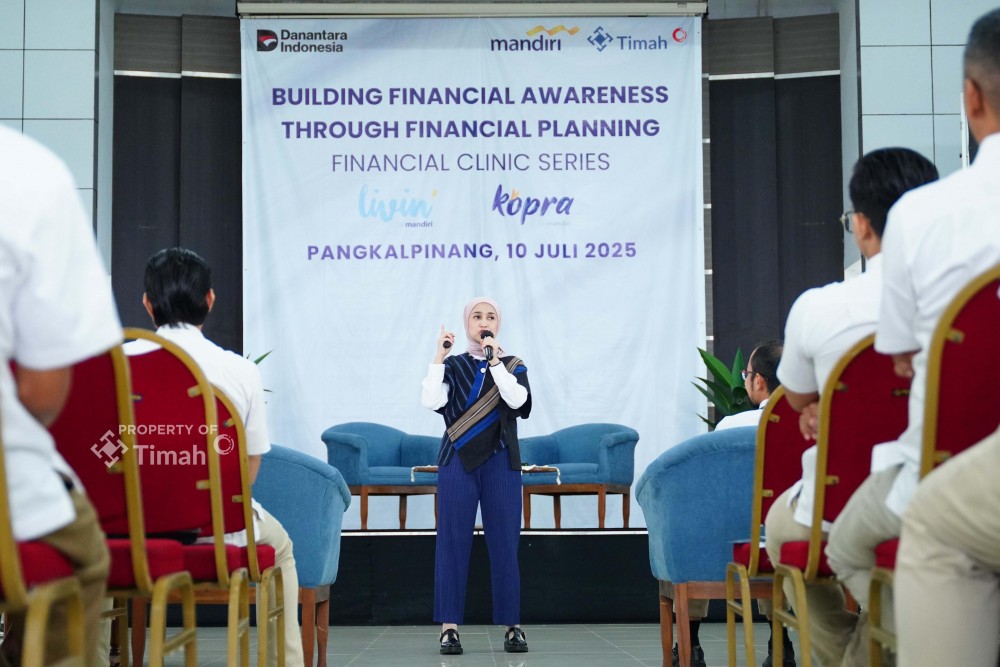 Kolaborasi dengan Bank Mandiri, PT Timah Tingkatkan Literasi Keuangan Bagi Karyawan