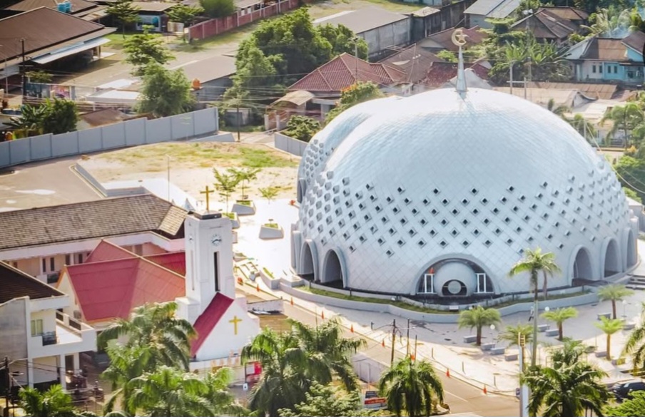 Skywalk, Ide Ikonik Baru Molen untuk Menghubungkan ATM - Masjid Qubah Timah, Pangkalpinang Bakal Makin Keren