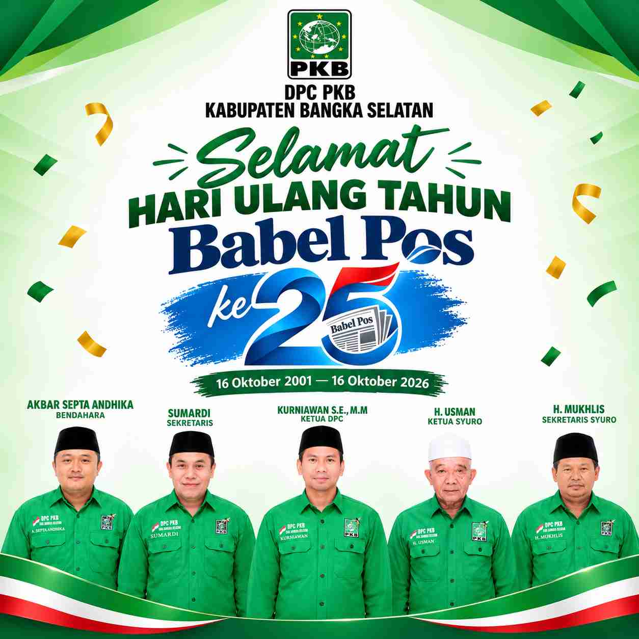 Selamat Ulang Tahun Babel Pos ke 25