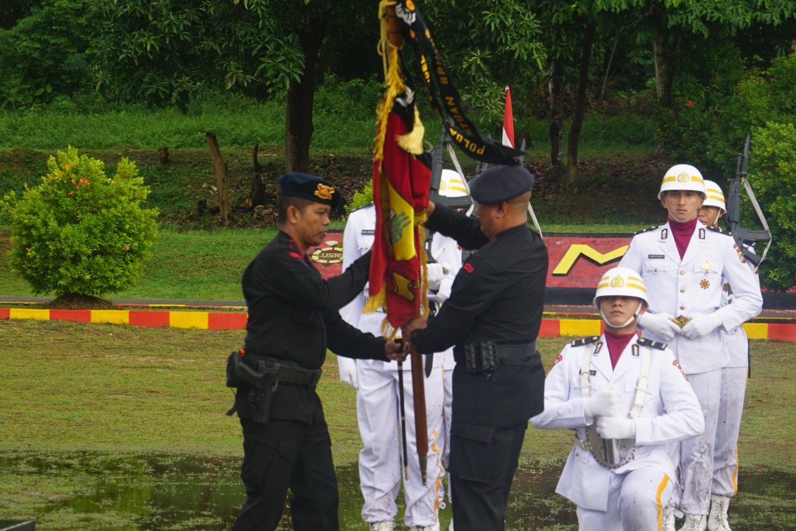  Serah Terima Dhuaja Satbrimobda Babel, “Satya Dhira Brata“