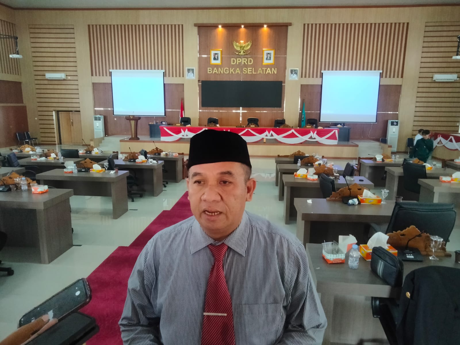 DPRD Basel Menyayangkan Adanya Dugaan Pembakaran Alat Berat di Lepar, Erwin Asmadi : Mari Dimusyawarahkan 