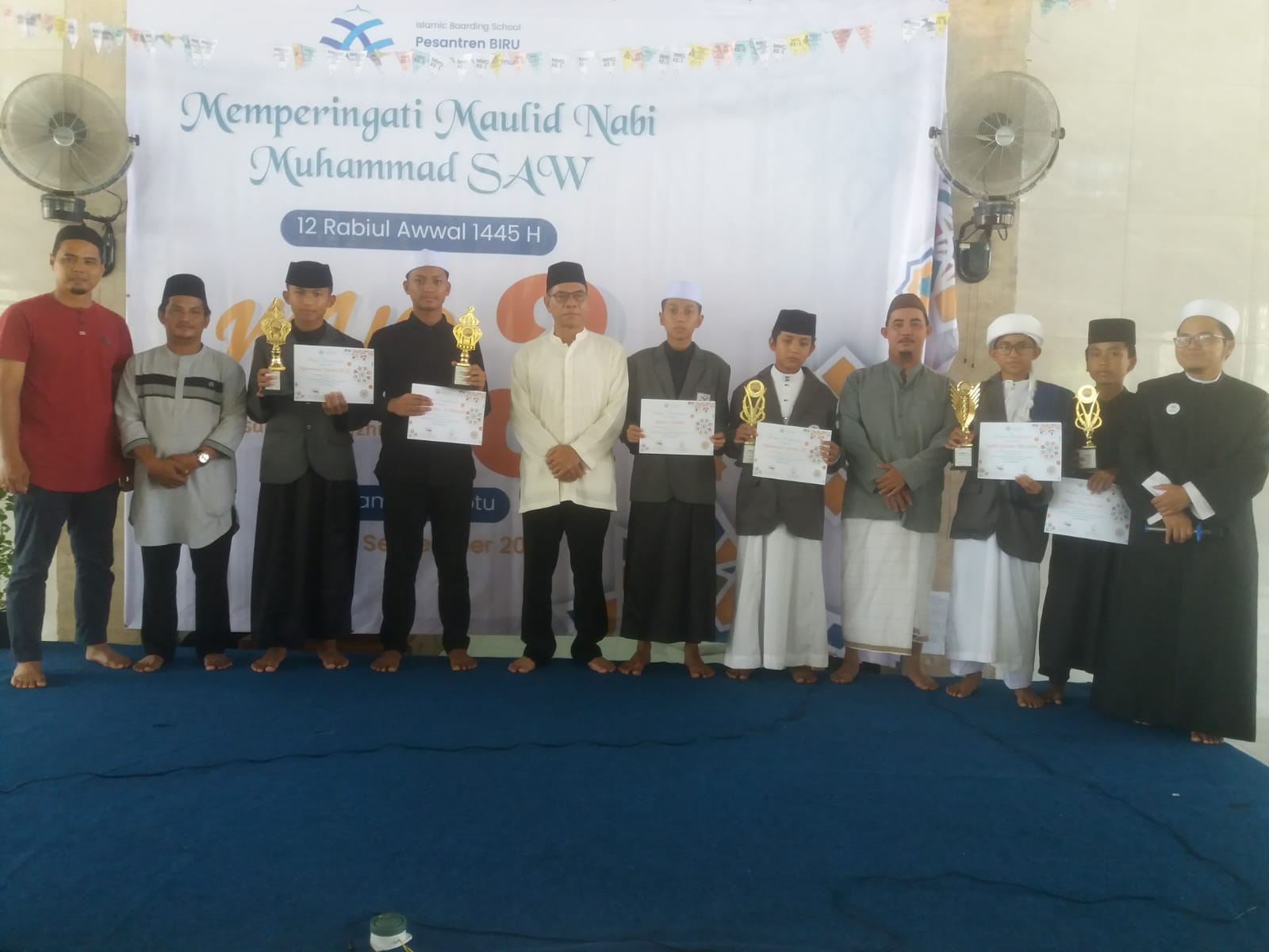 Maknai Maulid Nabi, MTs Biru Air Duren Ajak Mengikat Diri Sesuai Perintah Allah dan RosulNya