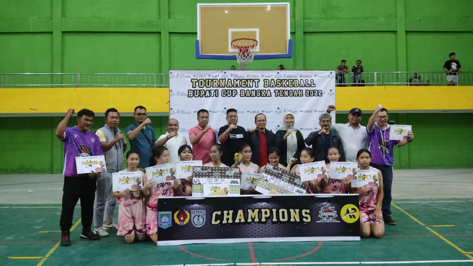 Akibat Hujan, Final Turnamen Basket Bupati Bateng Cup 2022 Pindah Lokasi, Ini Juaranya