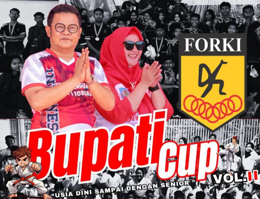 Jaring Karateka Berbakat, Forki Basel Buka Kejuaraan Bupati Cup 2024 Vol 2