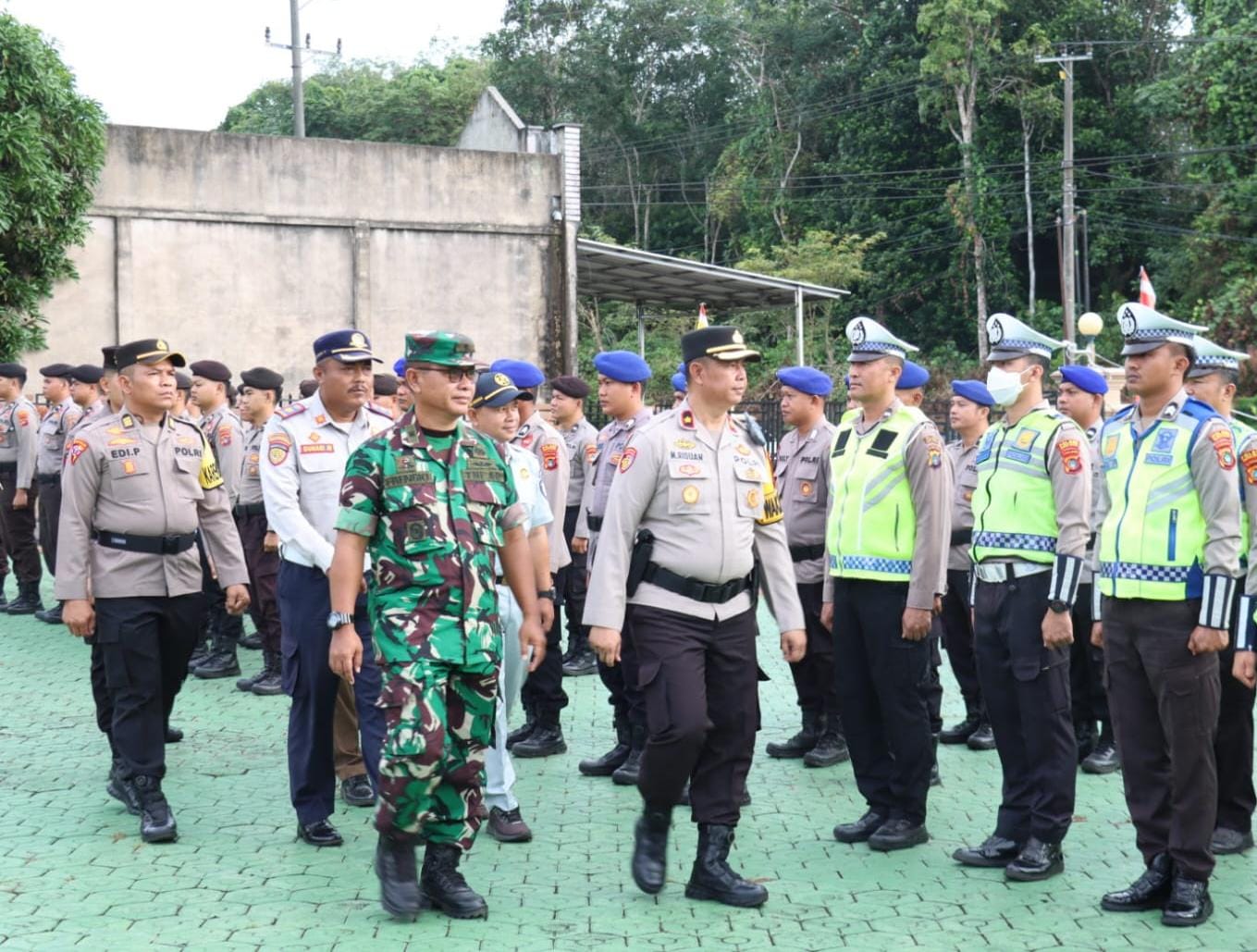 Tekan Pelanggaran Lalu Lintas, Polres Basel Apel Ops Keselamatan Menumbing 