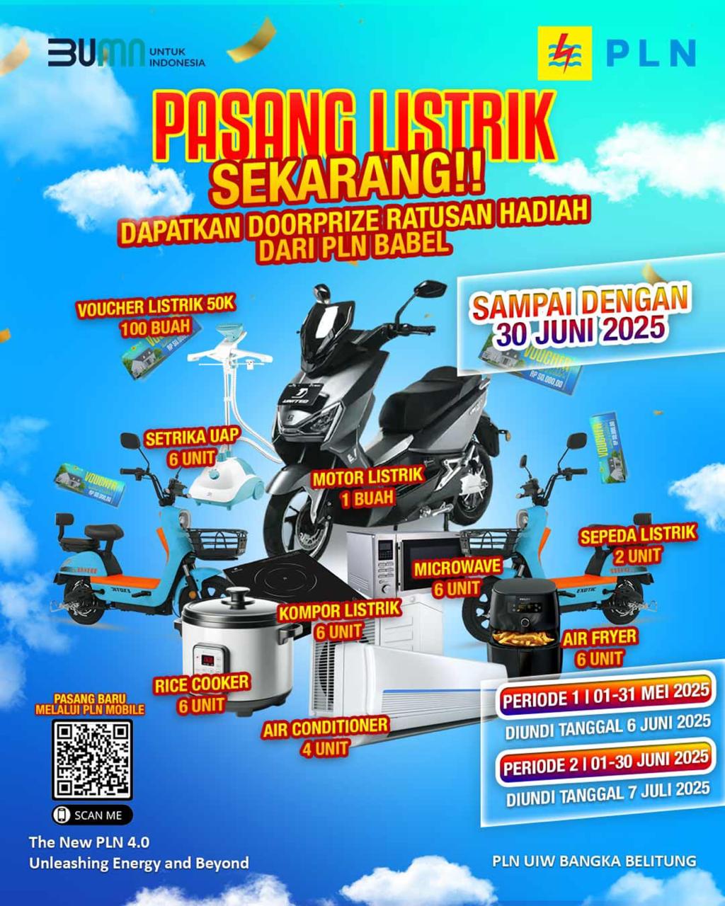 PLN Babel Gelar Live Sale Spektakuler: Total Ratusan Hadiah