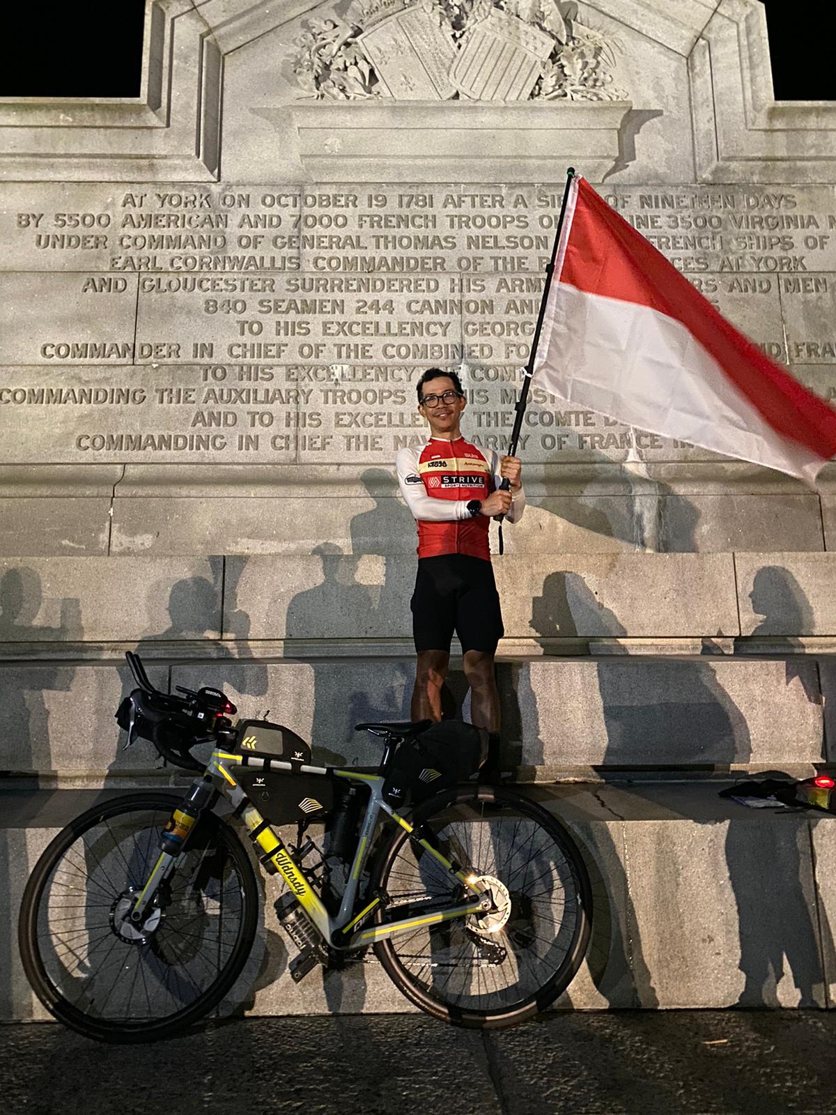 Ikuti Event Ultra Cycling Paling Bergengsi di Dunia, Dzaki Wardana Sukses Gowes 6.720 Km Membelah Amerika