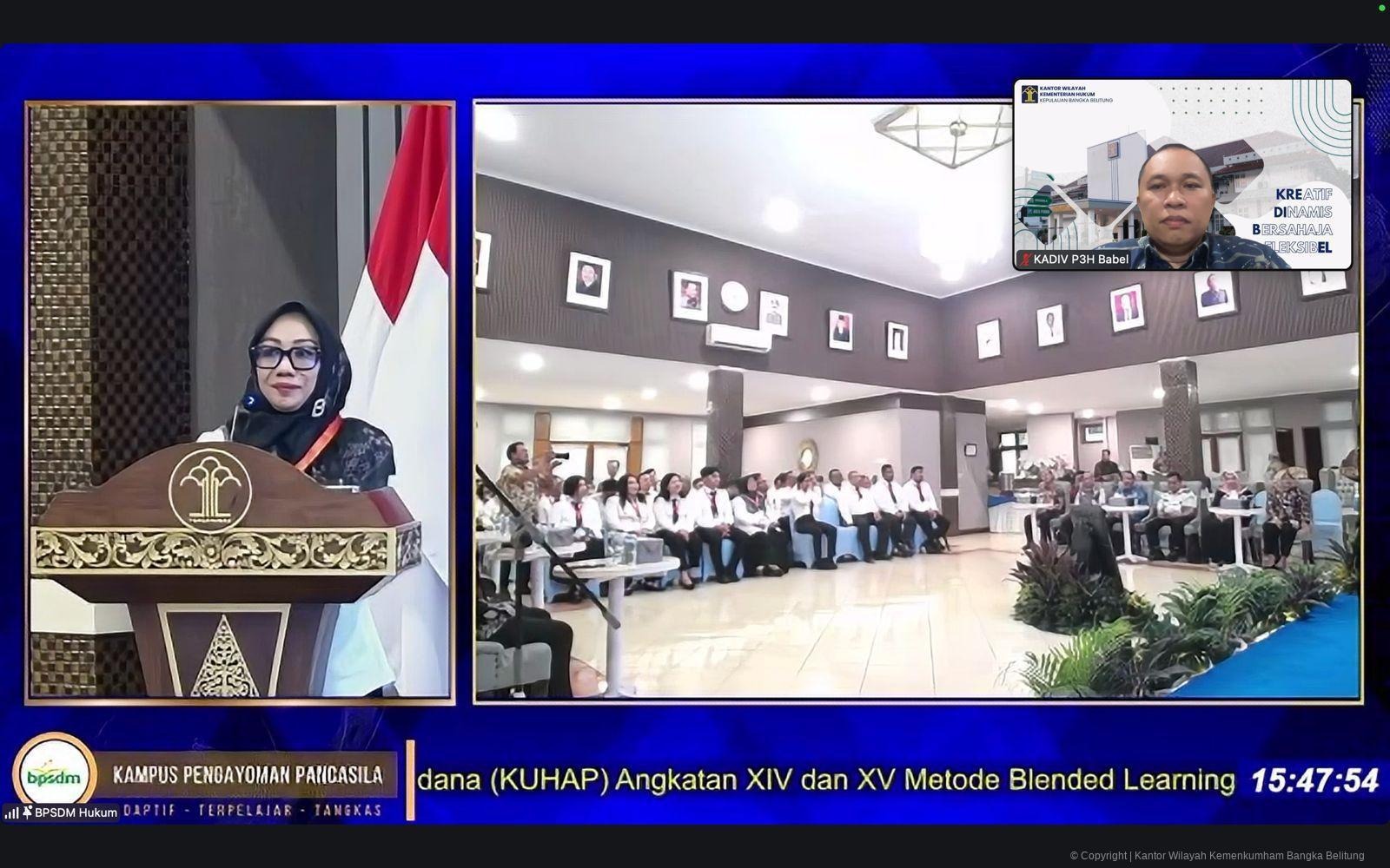 Kanwil Kemenkum Babel Ikuti Penutupan ToF Implementasi KUHP dan KUHAP Tahun 2026