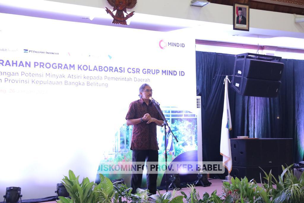 Pemprov Kep. Babel-MIND ID Kembangkan Minyak Atsiri, Industri Primadona Dunia