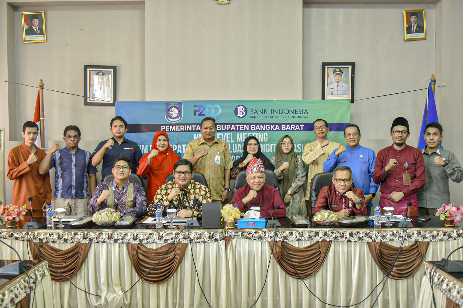 Pemkab Bangka Barat Laksanakan High Level Meeting Dalam Rangka Percepatan Transformasi Digital