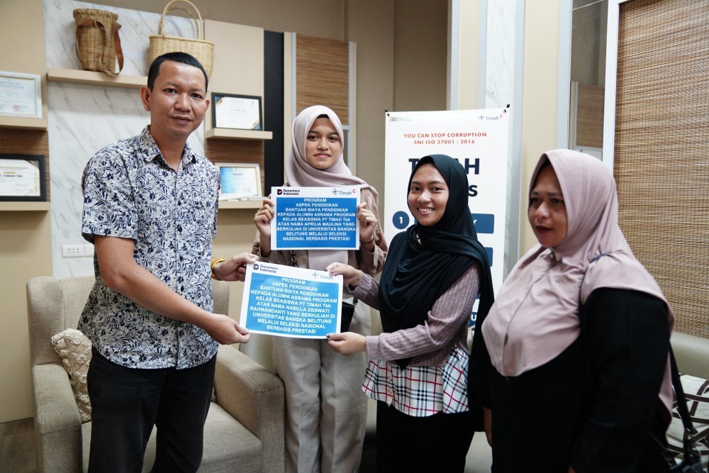 PT Timah Tbk Berikan Bantuan Keuangan bagi Mahasiswa yang Menempuh Pendidikan Tinggi   