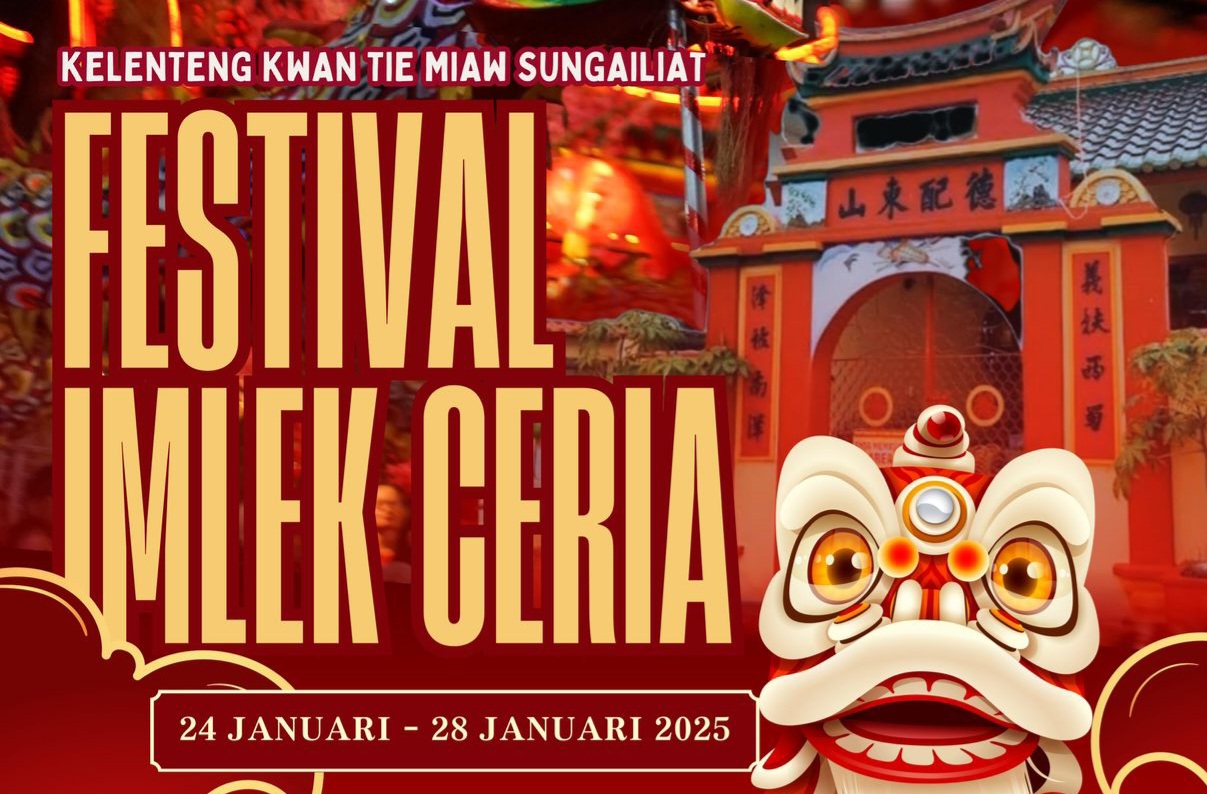 Festival Ceria Imlek 2576 Kongzili, Ada Banyak Lomba dan Atraksi di Kelenteng Kwen Tie Miao Sungailiat 