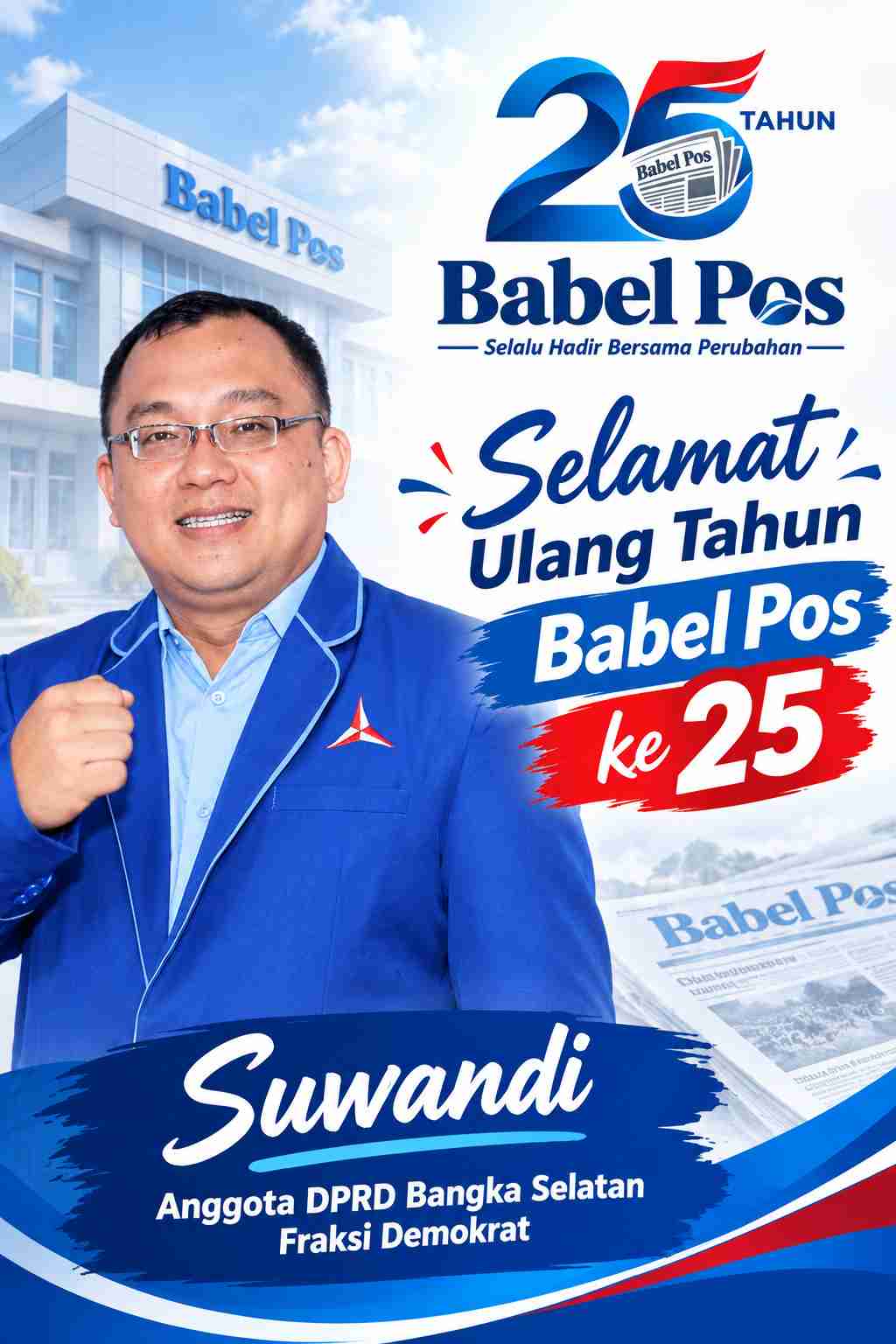 Selamat Ulang Tahun Babel Pos ke 25