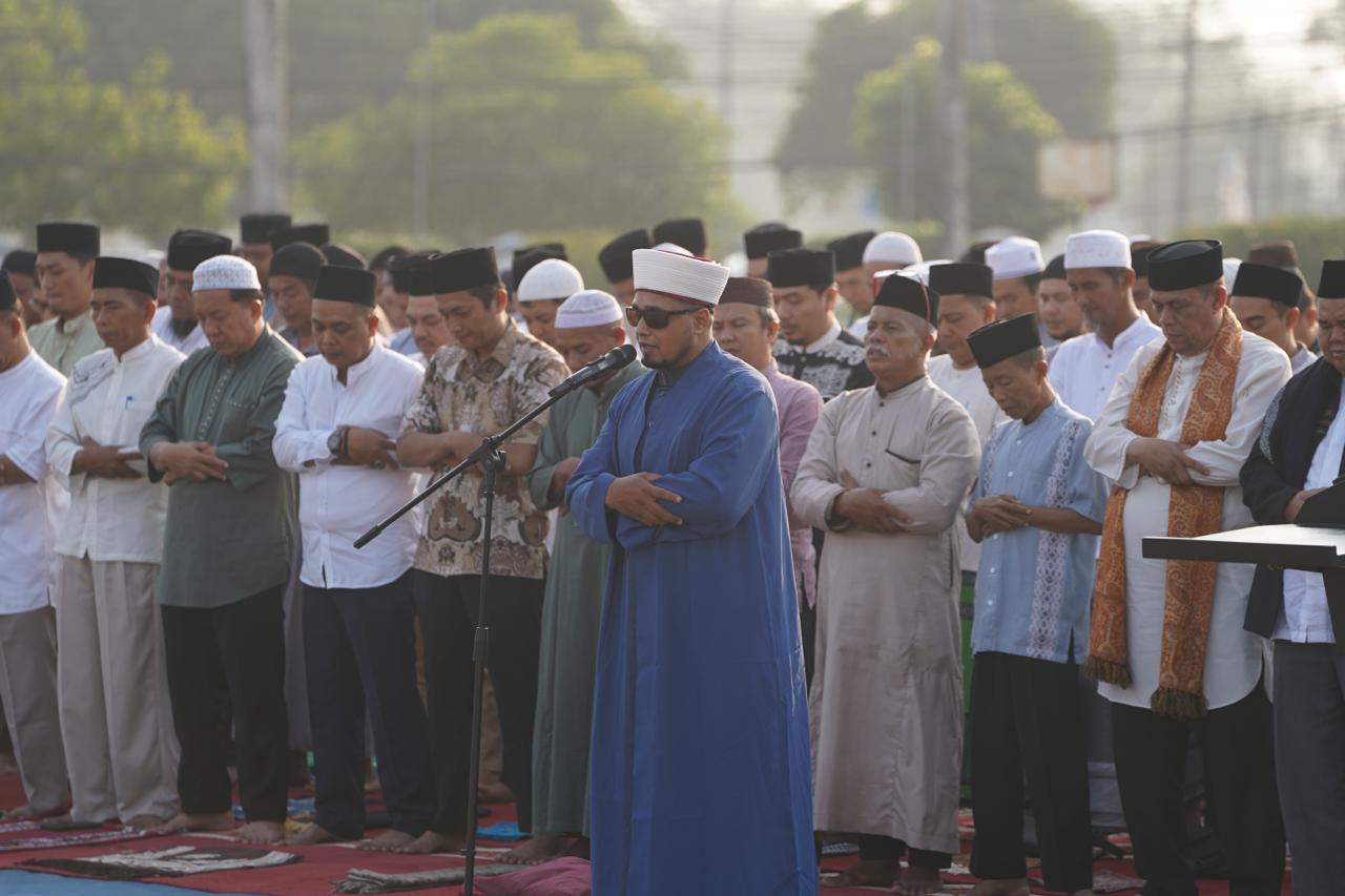 Kekeringan Belum Reda, Ratusan Pegawai Pemprov Babel Ikuti Salat Istisqa’