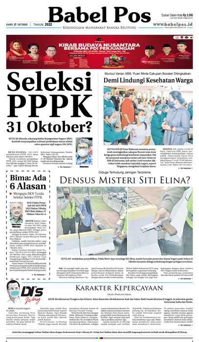 Babel Pos 27 Oktober 2022