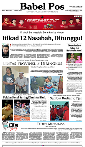 Babel Pos Sabtu, 15 Oktober 2022