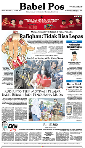 Babel Pos Selasa, 18 Oktober 2022