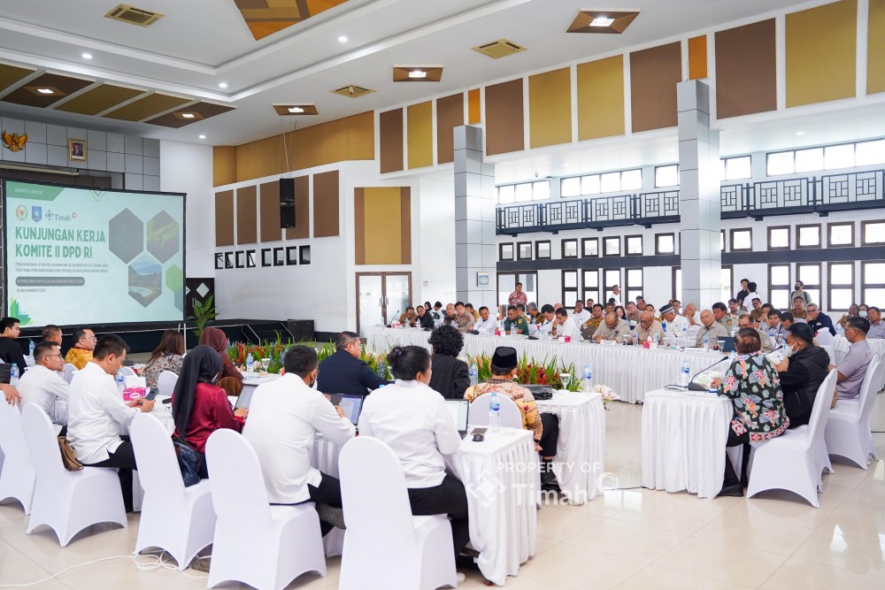 Komite II DPD RI Tinjau Tata Kelola Lingkungan di Babel, PT Timah Tbk Siap Bersinergi