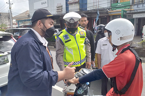 47 Kendaraan Belum Bayar Pajak Terjaring Razia