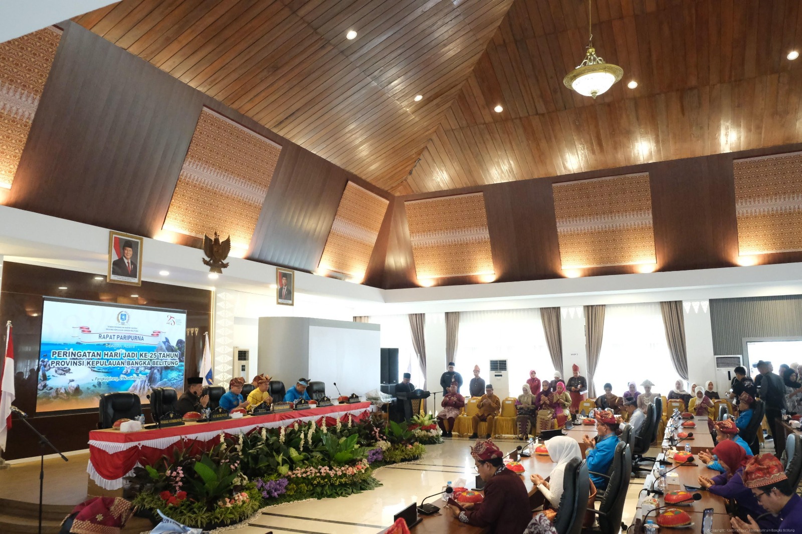 Kanwil Kemenkum Babel Hadiri Rapat Paripurna Hari Jadi ke-25 Provinsi Kepulauan Bangka Belitung