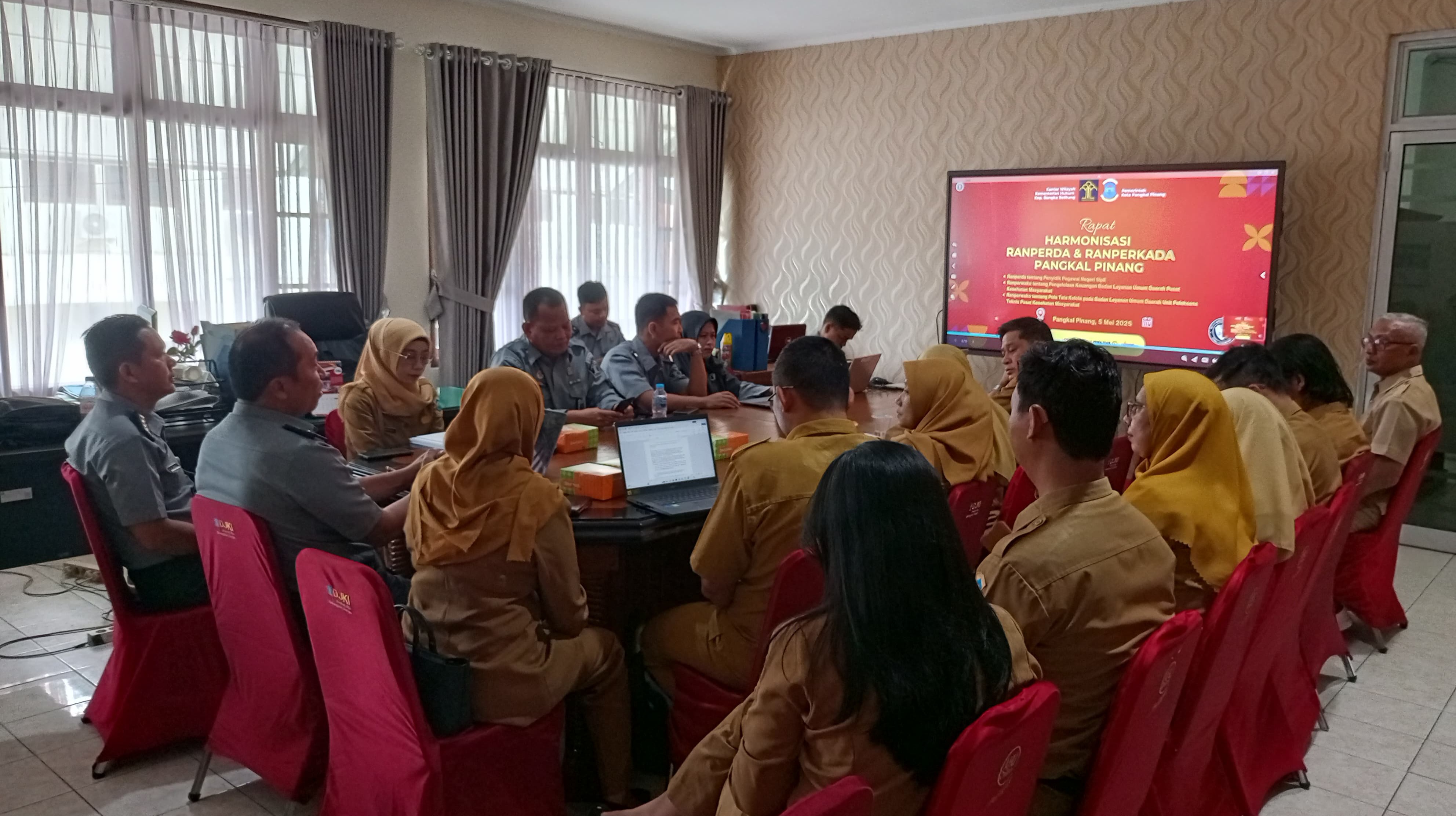 Ķemenkum Babel Harmonisasi Ranperda dan Ranperwako Pangkalpinang