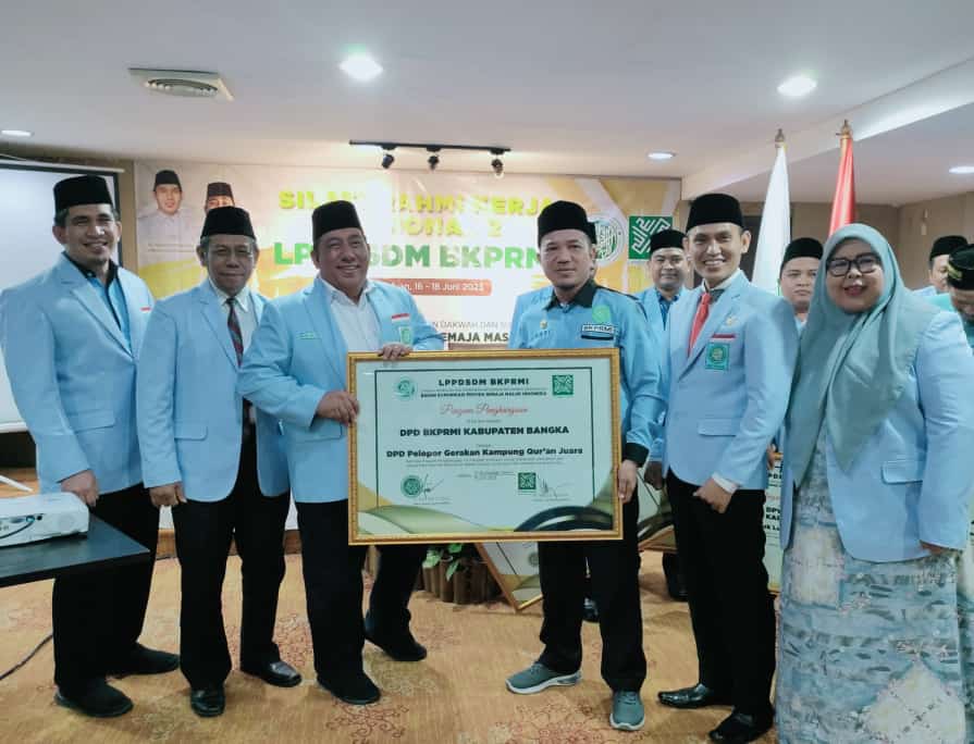 Kampung Quran Jadikan BKPRMI Bangka Raih Penghargaan Pusat