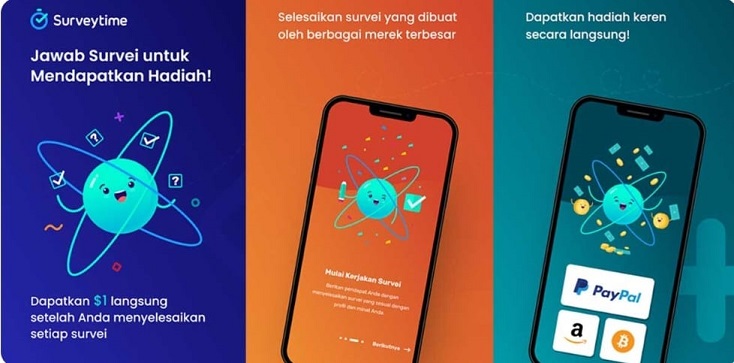 SurveyTime, Hanya Isi Survei Dapat Uang, Coba Aplikasi Ini