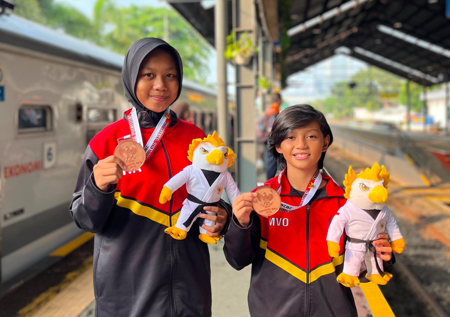 Dua Karateka Muda Bangka Sabet Perunggu di Piala Presiden 2026