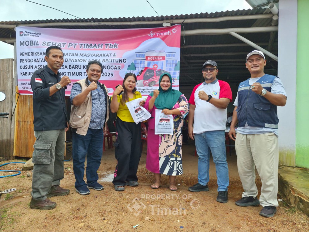 Mobil Sehat PT Timah Tbk Berikan Pelayanan Kesehatan Gratis Bagi Warga Terdampak Banjir Rob di Belitung Timur