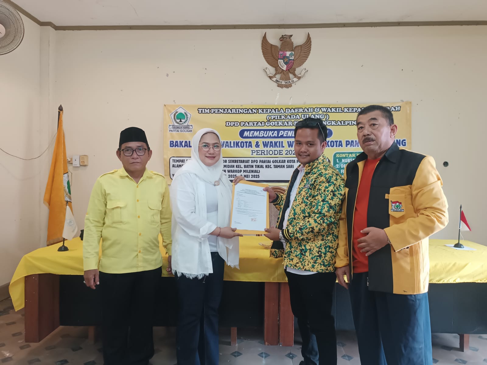 Hilda Agustina Beringkes, Ramaikan Bursa Wakil Wali Kota Lewat Golkar