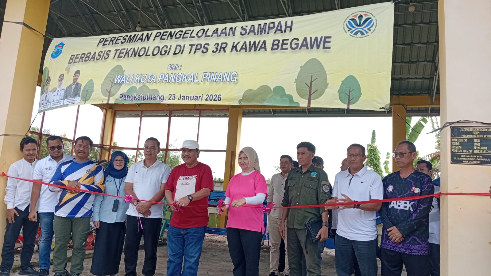 Wali Kota Pangkalpinang Kembali Operasikan TPS 3R Selindung