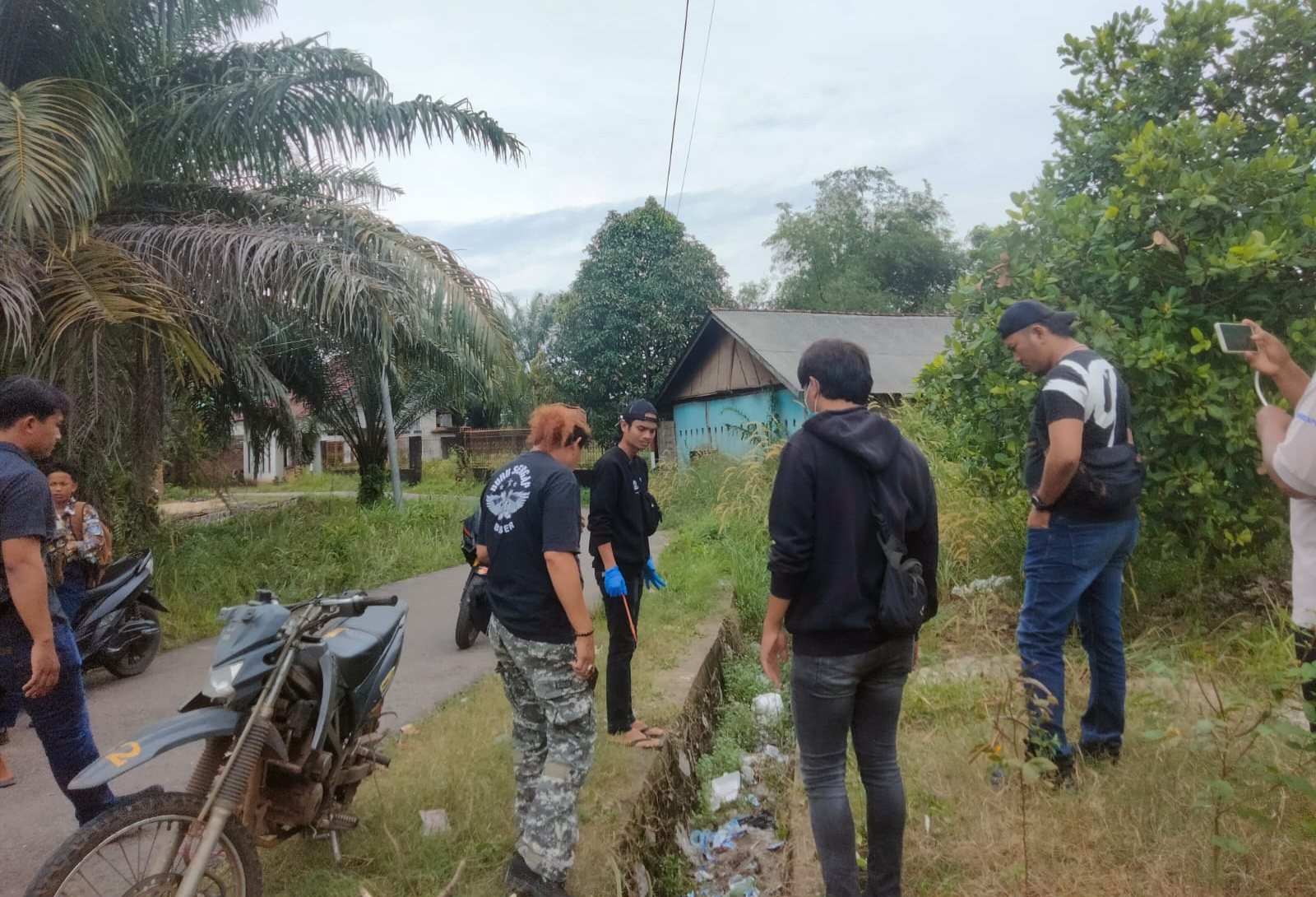 Jasad Perempuan Dalam Parit Seorang Janda, Baru Beberapa Hari Tinggal di Sukadamai