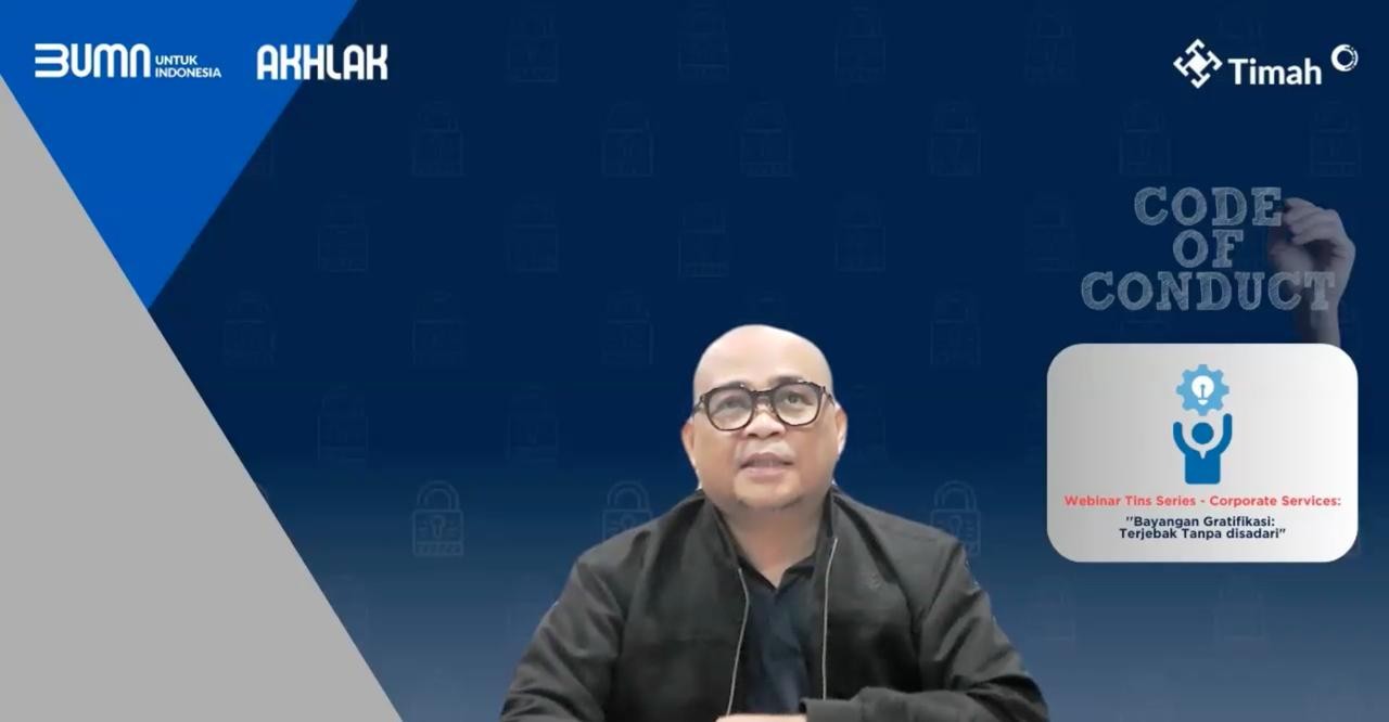 Bangun Budaya Integritas di Perusahaan, PT Timah Gelar Webinar Bayangan Gratifikasi: Terjebak Tanpa Disadari  