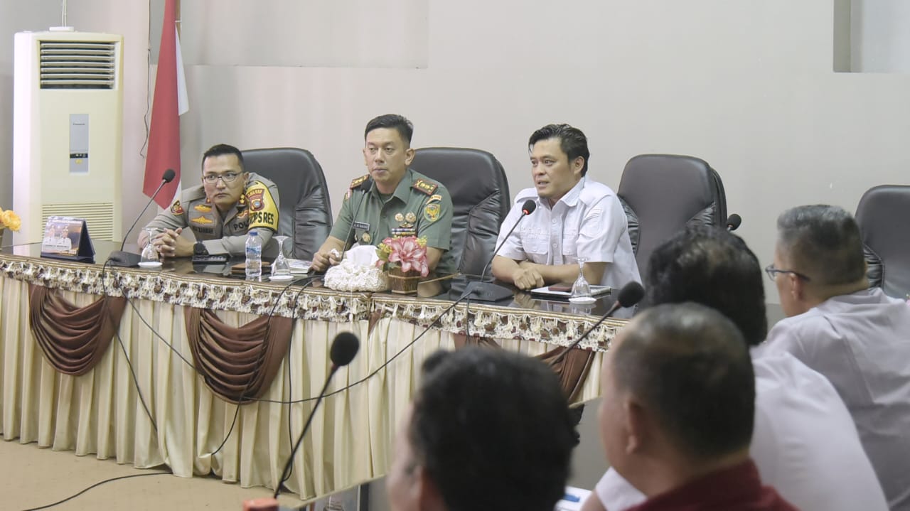 Pemkab Babar, TNI/Polri Gelar Rakor Pencegahan Banjir dan Pengendalian Wabah Penyakit