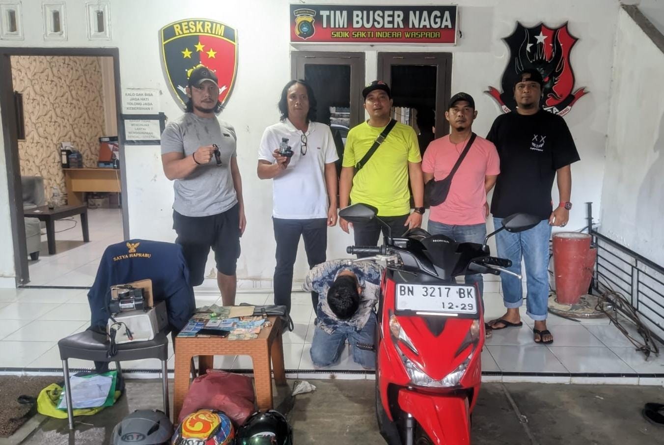 Gagal Curi Motor di Parkiran Inspektorat Provinsi Babel, Honorer Pemkab Bateng Ini Kembali Masuk Bui