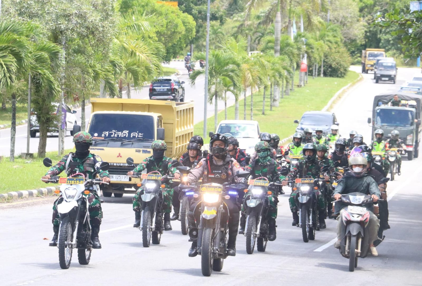 TNI/Polri dan Sat Pol PP di Babel Gelar Patroli Skala Besar, Pastikan Kamtibmas Aman dan Kondusif