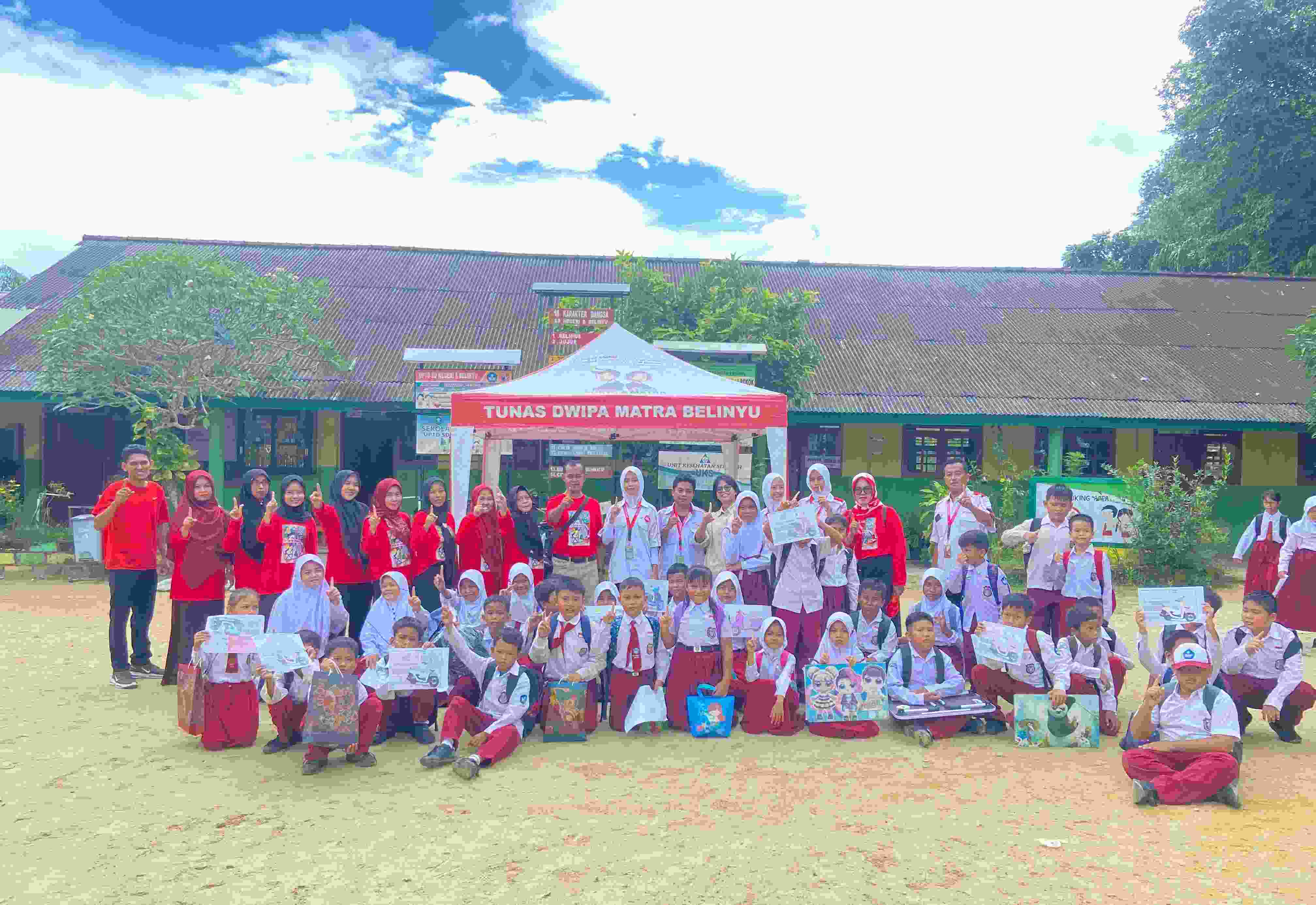 Semarak Hari Pendidikan Nasional, Honda Babel Grebek SDN 8 Belinyu